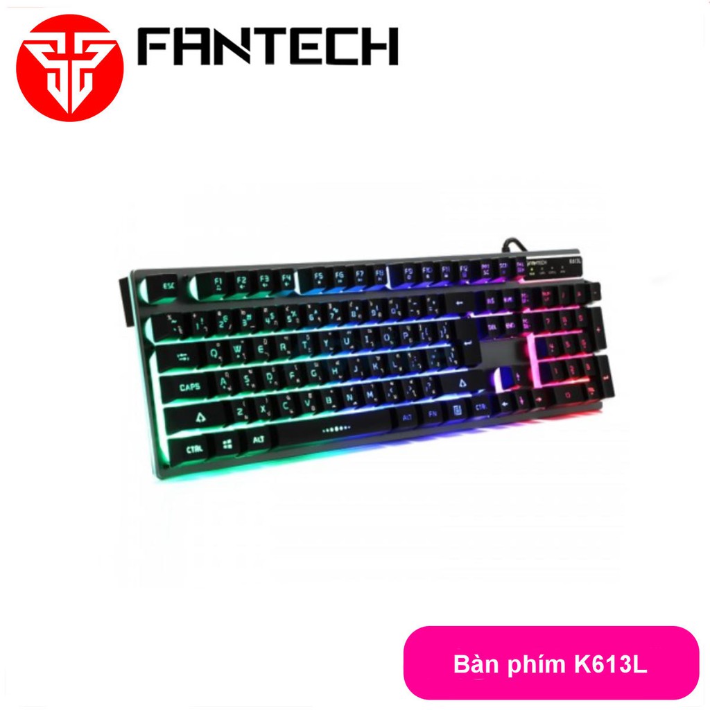 Bàn phím chơi game có đèn nền FIGHTER-Metal Fantech K613L - Chính Hãng