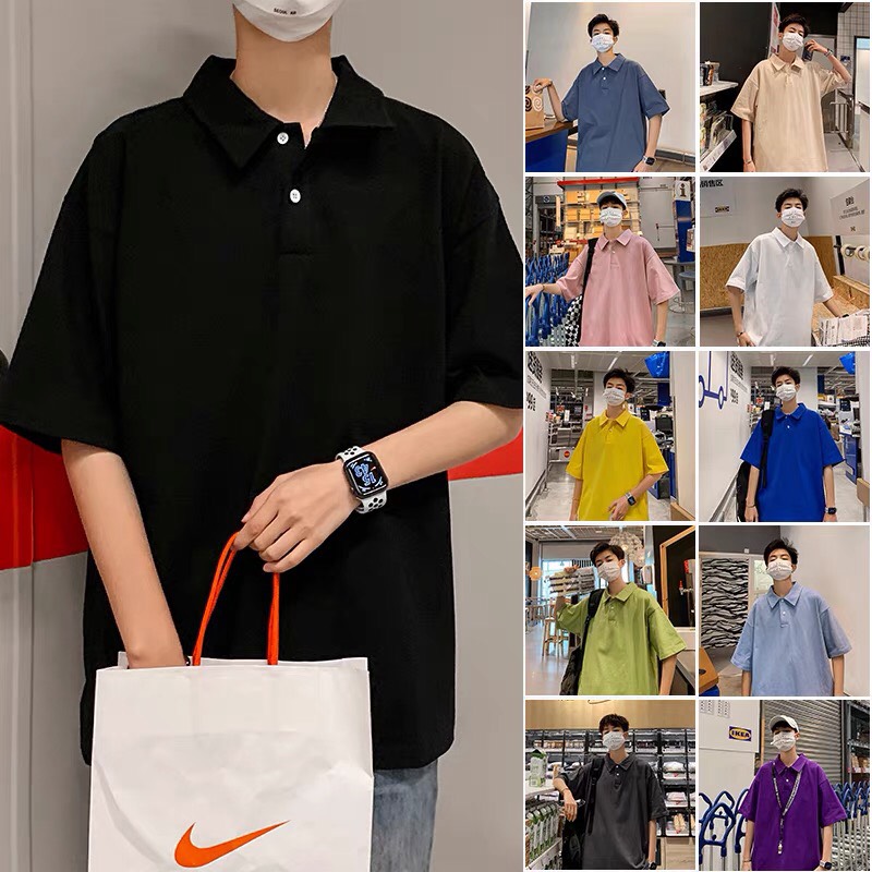 Áo Polo Cổ Bẻ Nam Nữ Unisex Chất Vải Thun Cotton Trơn Basic MAP005CT | BigBuy360 - bigbuy360.vn