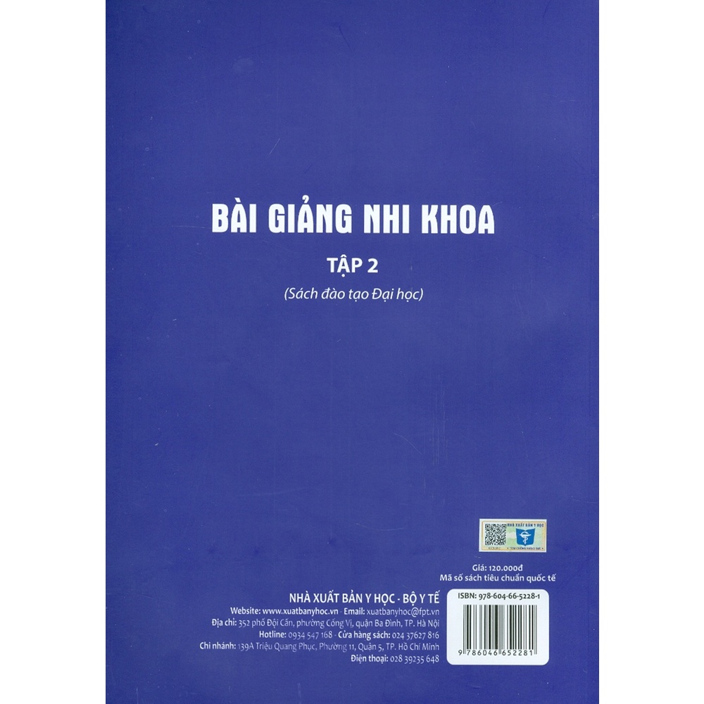 Sách - Bài Giảng Nhi Khoa Tập 2 (Sách Đào Tạo Đại Học)