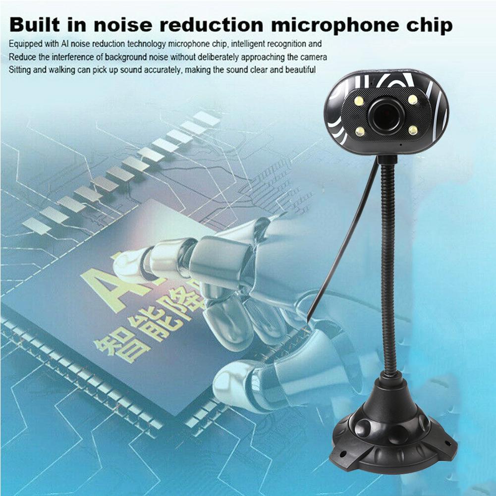 Webcam máy tính HD với micrô USB Webcam độ phân giải động 480p cho máy tính PC Máy tính để bàn Máy tính xách tay | BigBuy360 - bigbuy360.vn