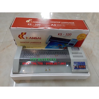 Máy ép Plastic KS BIG ROLL / YT-320  khổ A3 (LÔ TO), 4 Rullo - Máy ép ảnh ( HÀNG CHÍNH HÃNG)