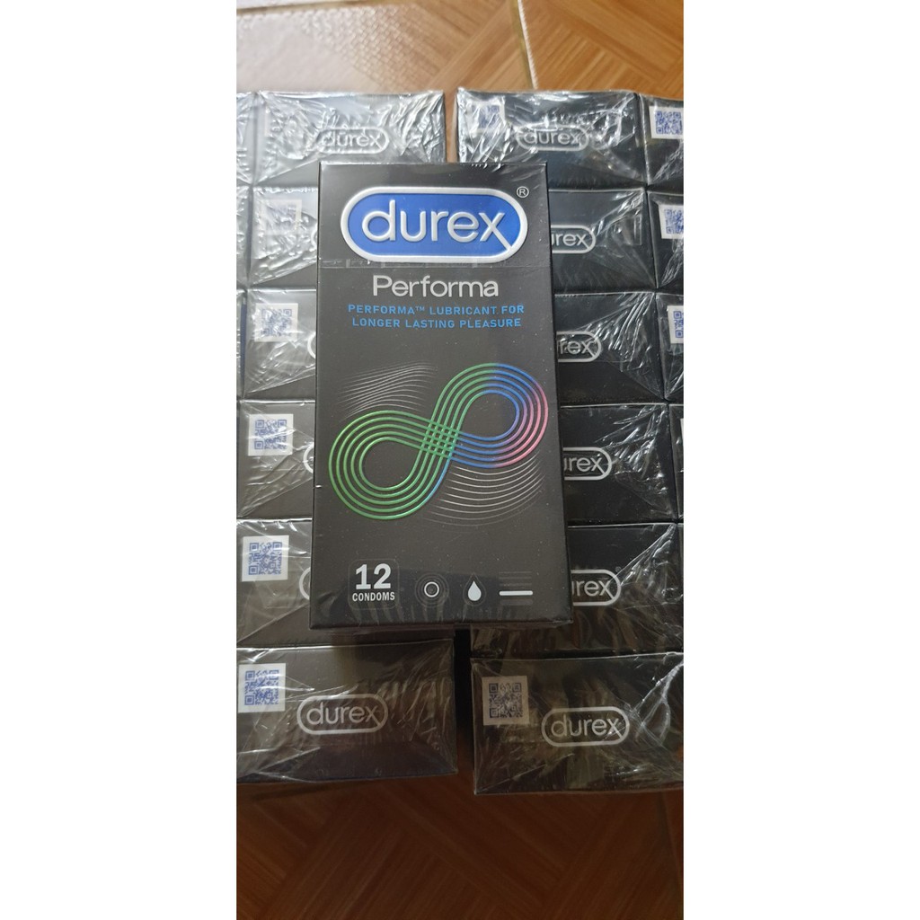 Bao Cao Su Durex Performa hộp 12 cái  che tên sản phẩm khi giao hàng