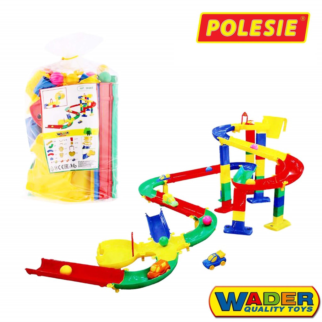 Bộ mô hình đồ chơi đường đua cho bi và xe ô tô Số 2 – Polesie Toys