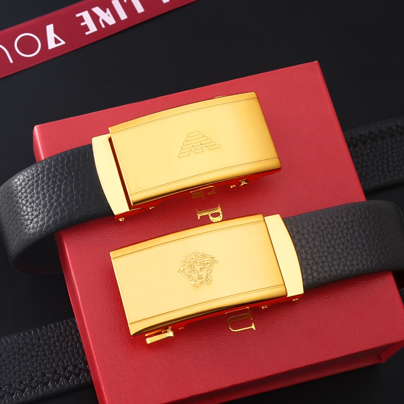 Thắt lưng nam cao cấp-3 lớp-khóa CÀI L50551  - DA THẬT-BH 24 tháng