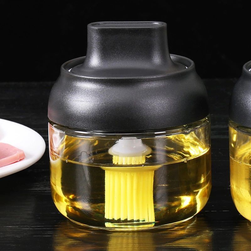 Hũ thủy tinh đựng gia vị dầu ăn mật ong Lọ đựng gia vị kín chống ẩm dung tích 280ml
