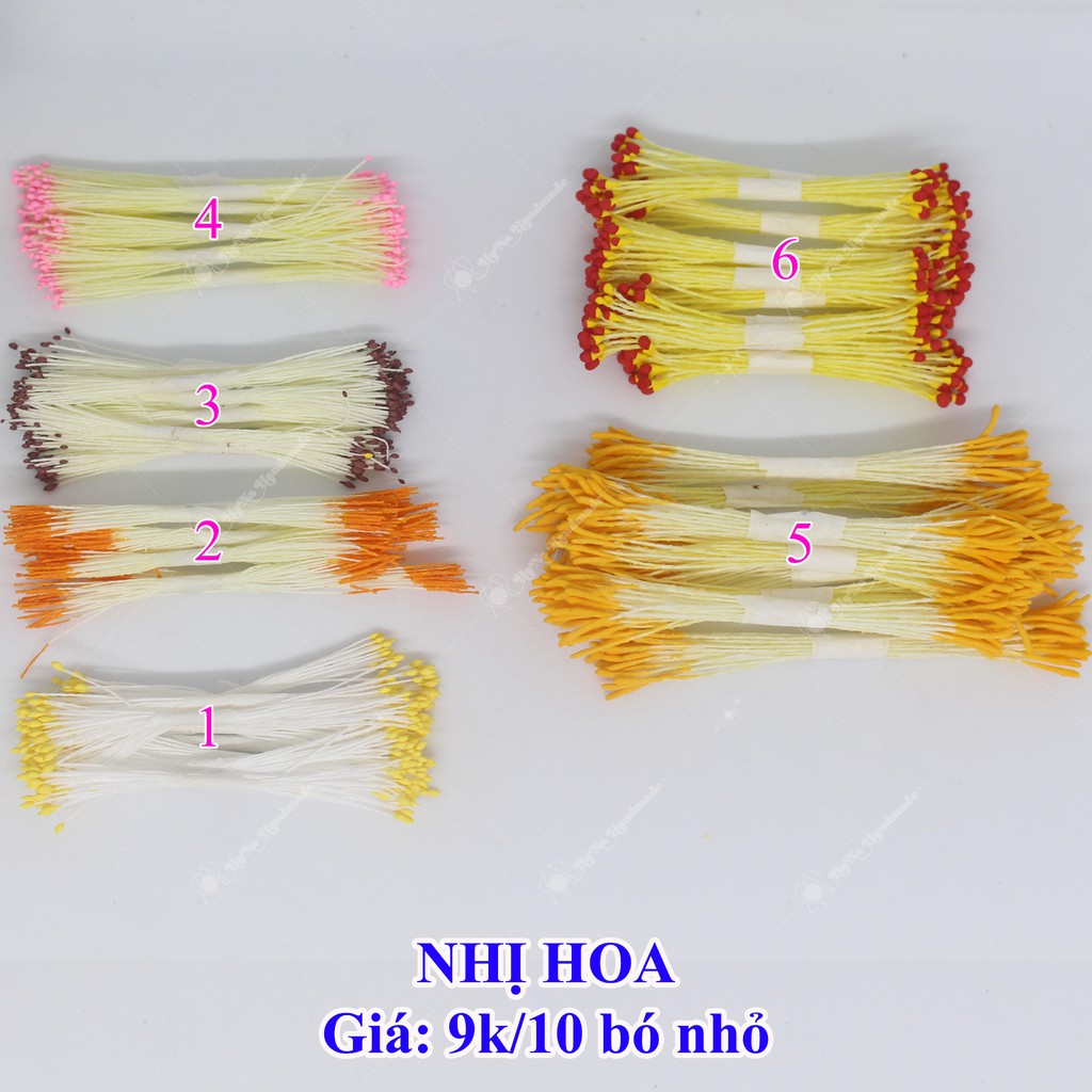 Nhị hoa làm hoa handmade