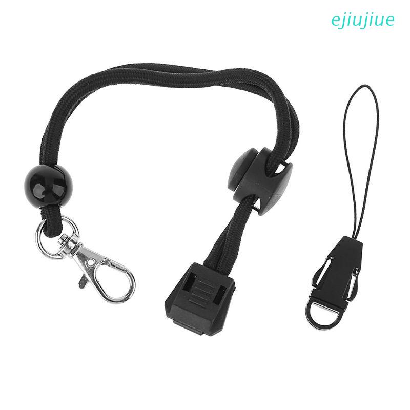 Dây Đeo Đèn Pin EDC Màu Đen Chống Thất Lạc Có Thể Điều Chỉnh