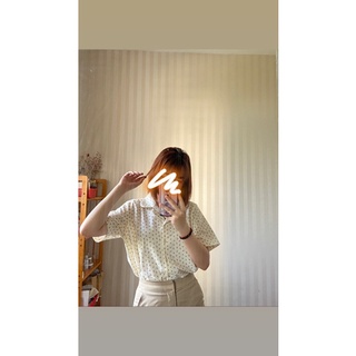 |LINEN| Sơ mi bâu sen