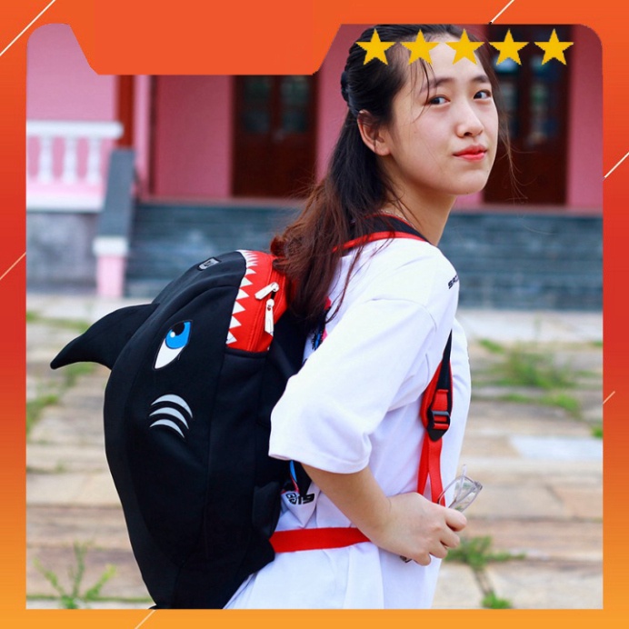 [NEW] Balo cá mập SWAT BABY SHARK siêu cute - Đựng nón bảo hiểm,sách vở, đồ dùng cần thiết - FREESHIP