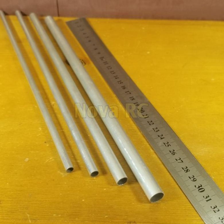 Set 4 Ống Hút Nhôm OD 6mm 7mm 8mm 8.5mm 10mm 12mm id 5/6/7/8/9/10mm Long 300