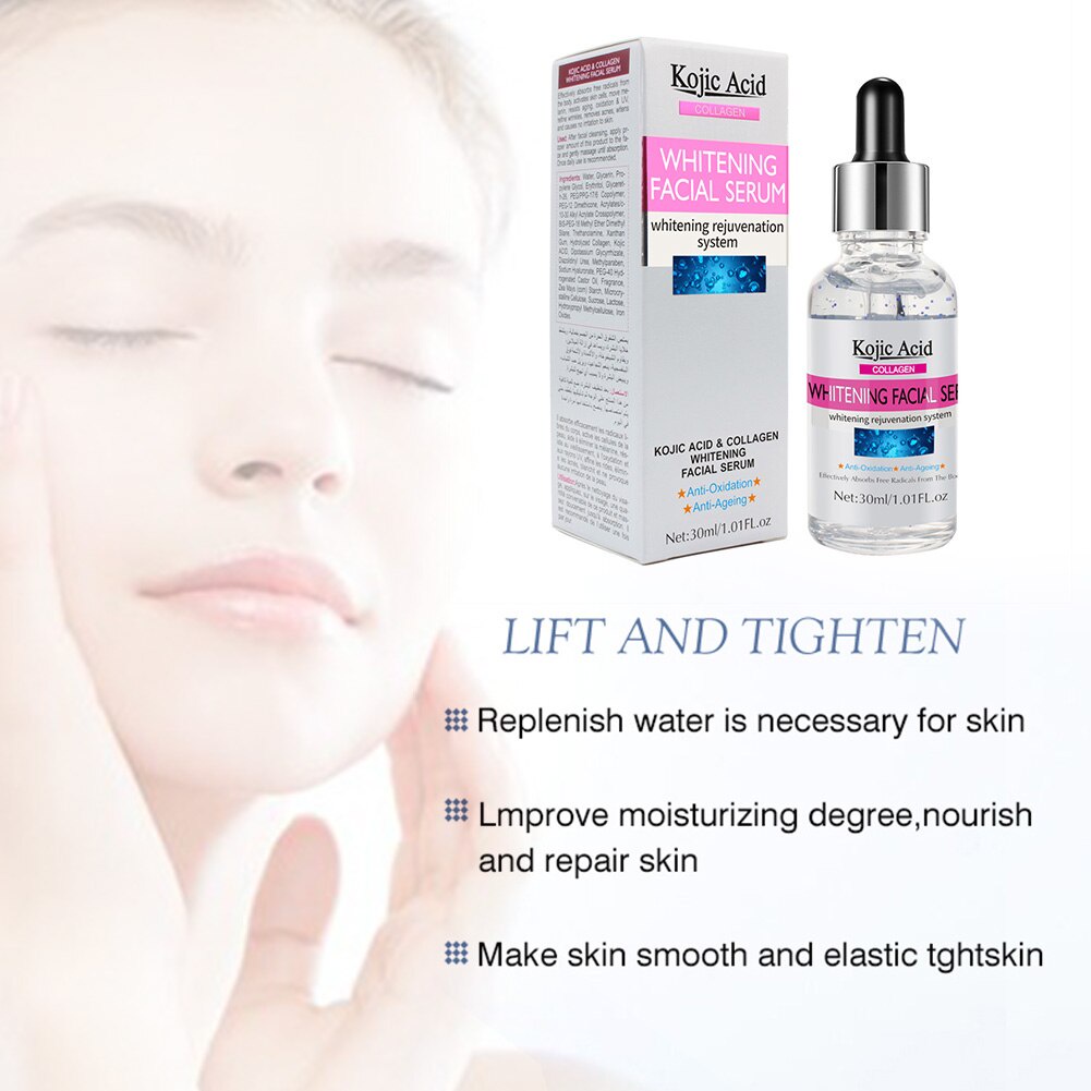 Serum Kojic Acid thể tích 30ml dưỡng ẩm chống lão hóa làm trắng da tự nhiên