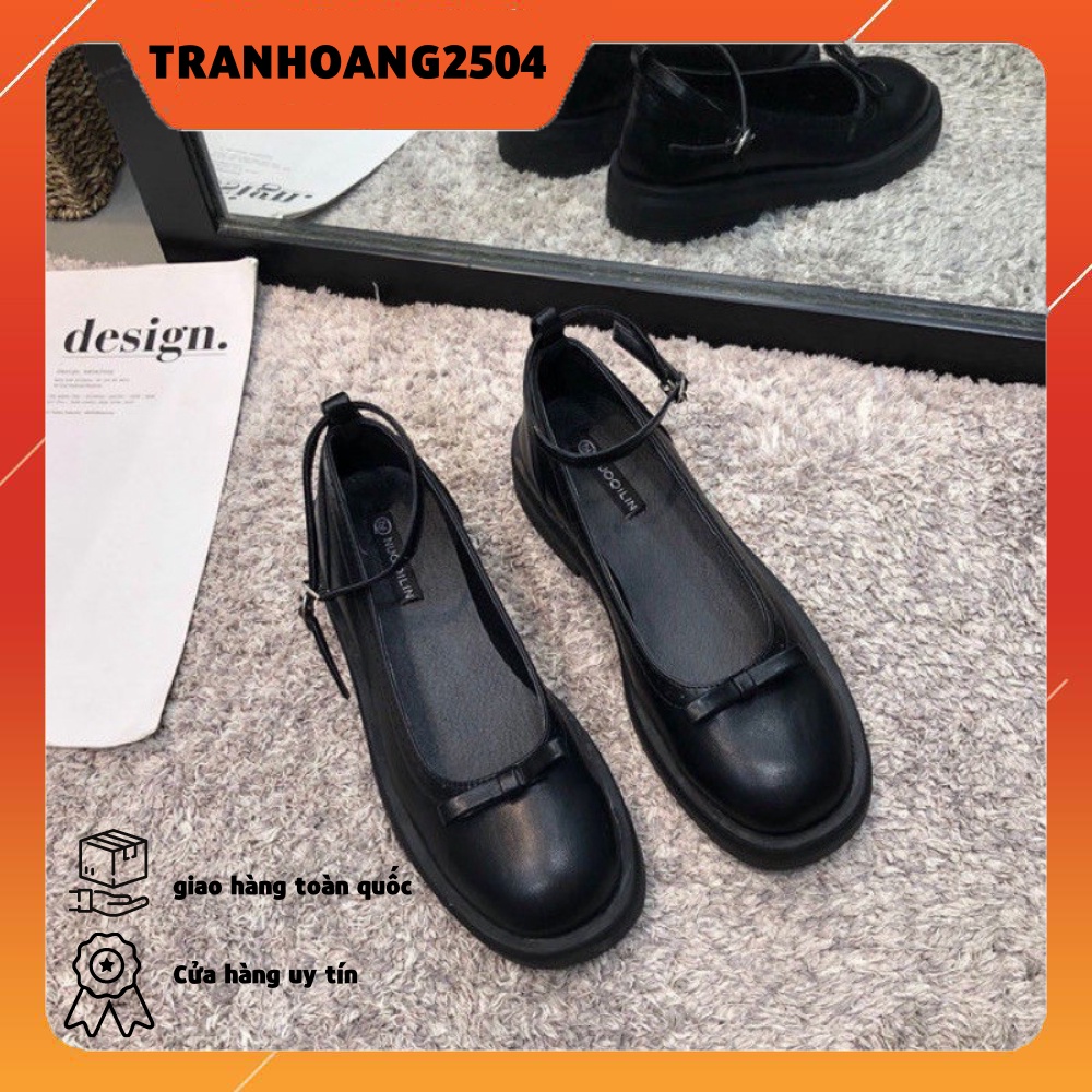 Giày búp bê marryjane nơ phong cách lolita G045