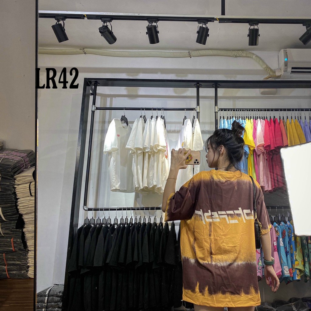 Áo thun loang màu 𝑭𝒓𝒆𝒆𝒔𝒉𝒊𝒑 Áo phông unisex LR42 vải cotton xượt poli co giãn thấm hút tốt, không xù lông