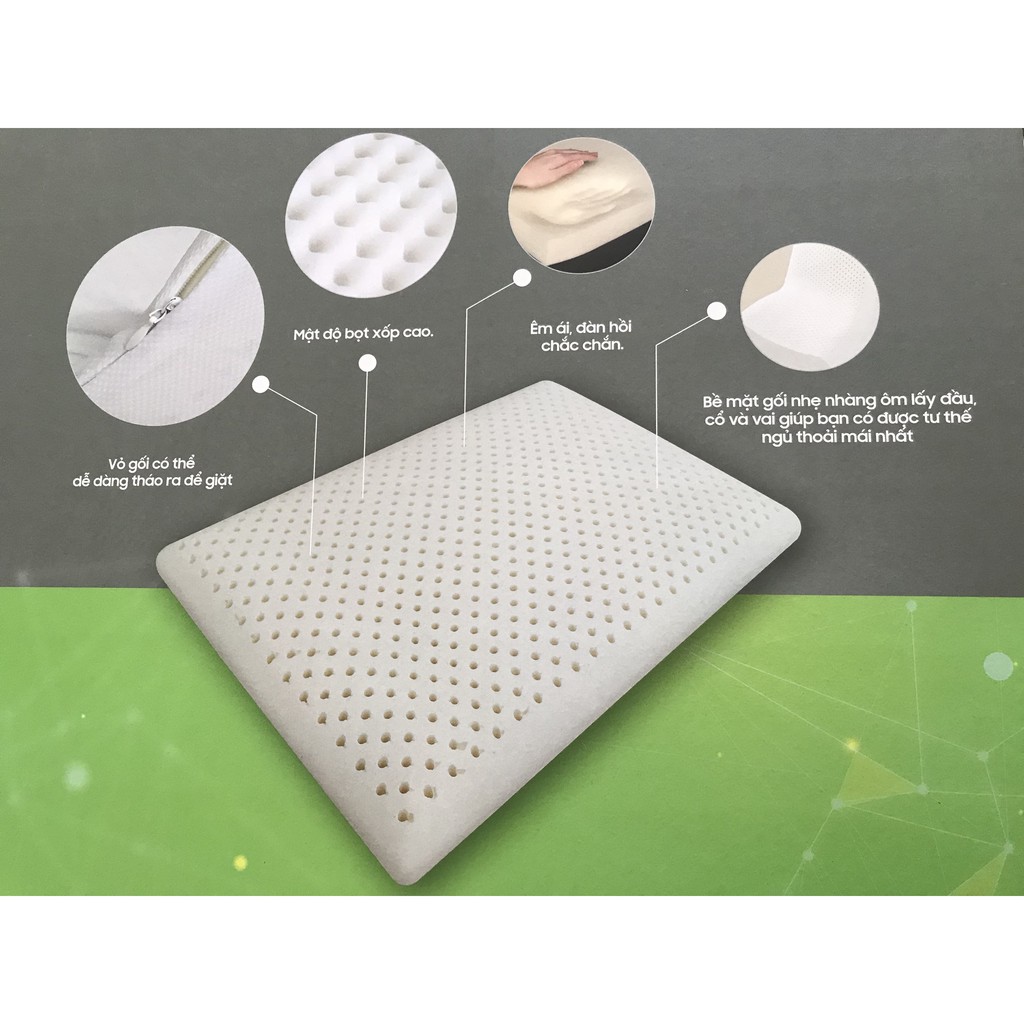 Ruột gối EVERON LATEX 3 kích thước 40cm x 60cm