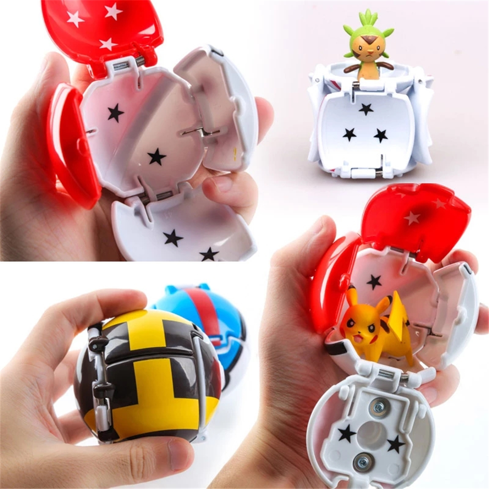 Set 4 Quả Bóng Pokemon Đồ Chơi Cho Bé