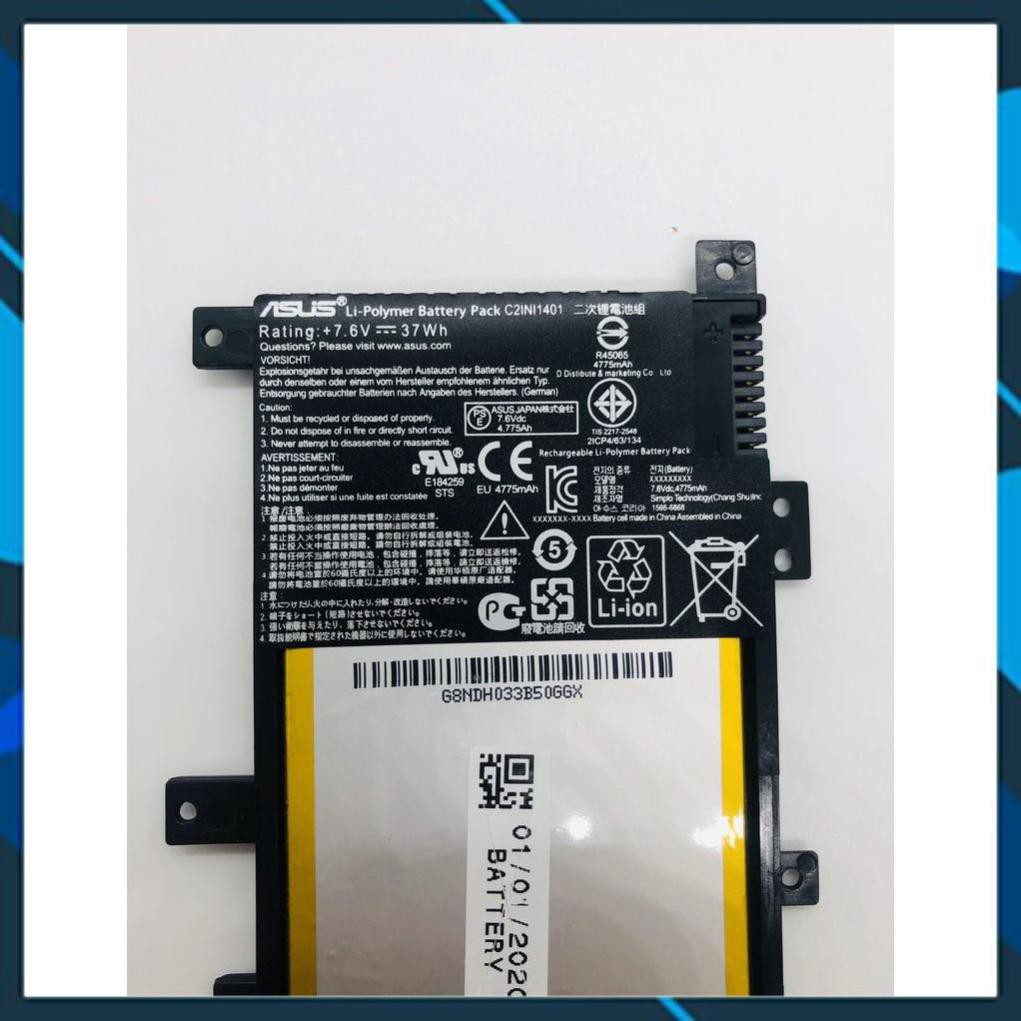 ⚡ Pin  Asus X455 R455LD X454W Y483LD F455L W419L X455L K455L – Mã Pin C21N1401 Hàng Zin có Video Hướng Dẫn Thay Thế