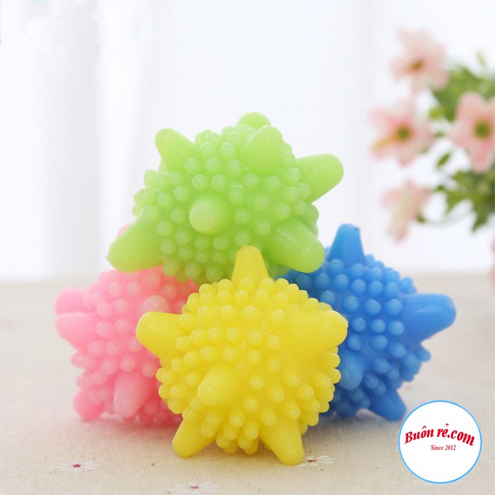 Combo 4 bóng giặt gai sinh học mini bảo vệ môi trường -00230