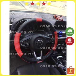 Bọc Vô Lăng SPARCO F5 LA03  Da Cao Cấp Giá Rẻ, phù hợp các dòng xe có đường kính vô lăng 37-38cm CARRACING