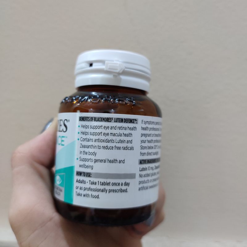 Blackmores lutein defence bổ mắt - Hàng nội địa Úc 60 viên