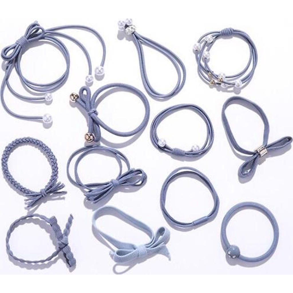 HỘP DÂY CHUN 12 SỢI BUỘC TÓC CHẤT LƯỢNG CAO