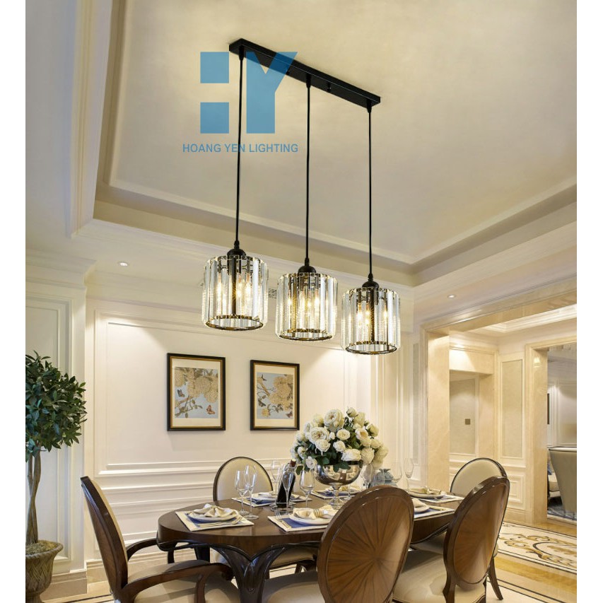 Đèn Thả trang trí trần nhà bàn ăn phòng ngủ decor nội thất  HY2268 Pha Lê Trang Trí Hiện Đại - kèm bóng LED