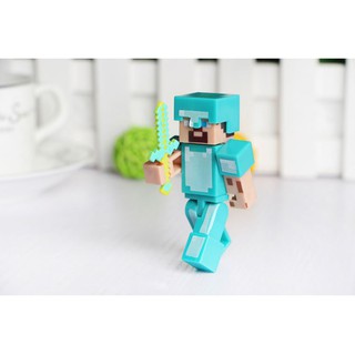 💎Mô hình minecraft steve giáp kim cương