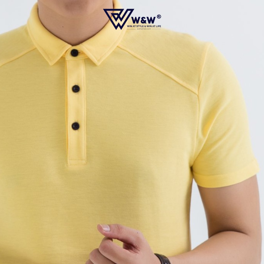 Áo Polo Nam Ngắn Tay Dáng Regular Fit W&W WPO25, Áo Thun Nam Cổ Bẻ, Khử Mùi, Thấm Hút Mồ Hôi, Co Giãn, Bền Màu