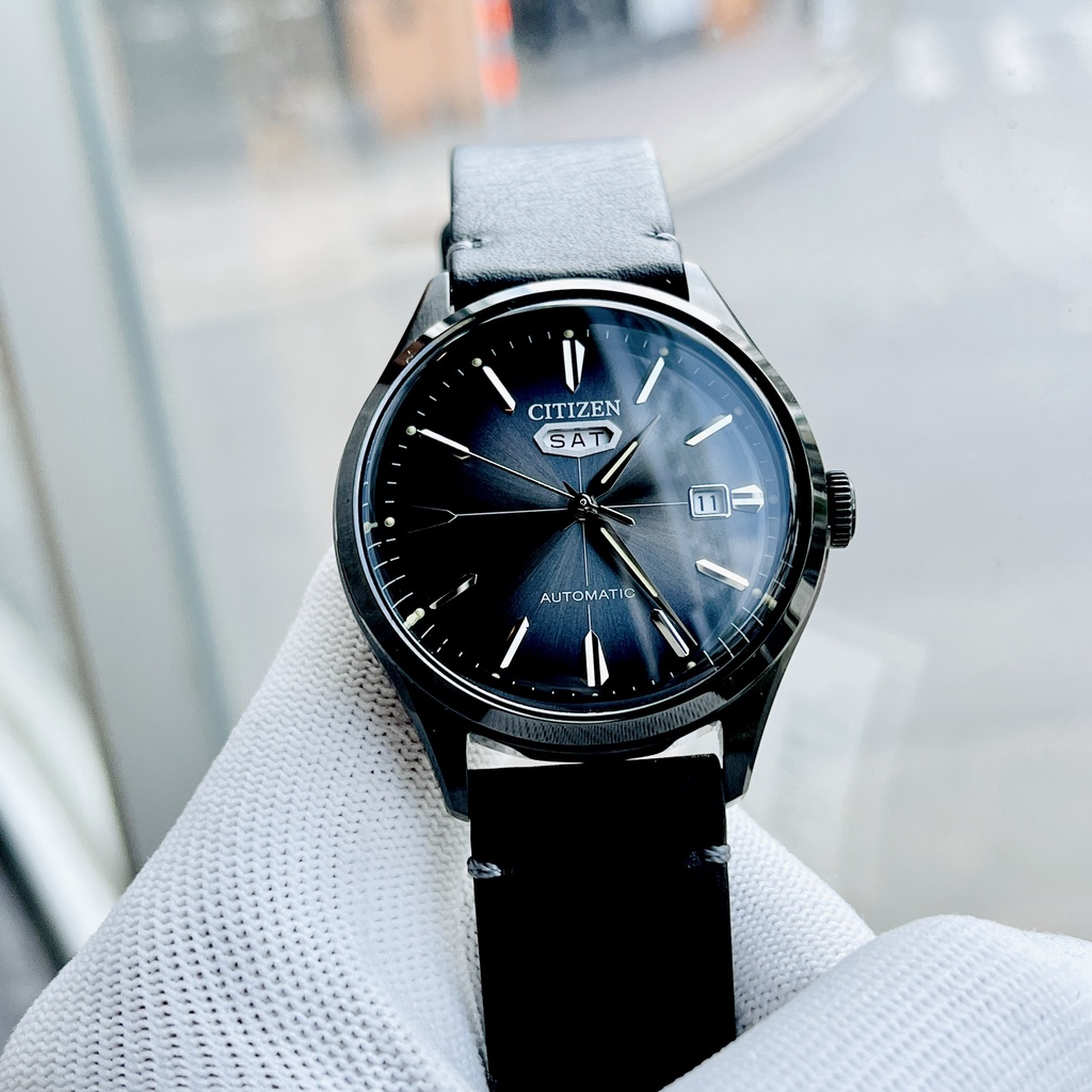 Đồng hồ nam dây da Citizen C7 Automatic NH8390 Newmodel