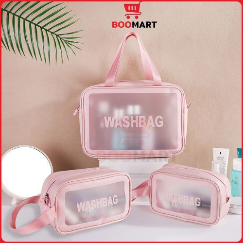 Túi Đựng Mỹ Phẩm, Đồ Trang Điểm WAHSBAG Đi Du Lịch Chống Thấm Nước Cực Tốt - BooMart