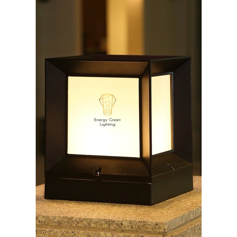 Đèn Sân Vườn Ngoài Trời Energy Green Lighting  LT-049 - Trụ Cổng Cột Đèn Hàng Rào Mái Hiên Chống Nước Cao Cấp Decor Vint