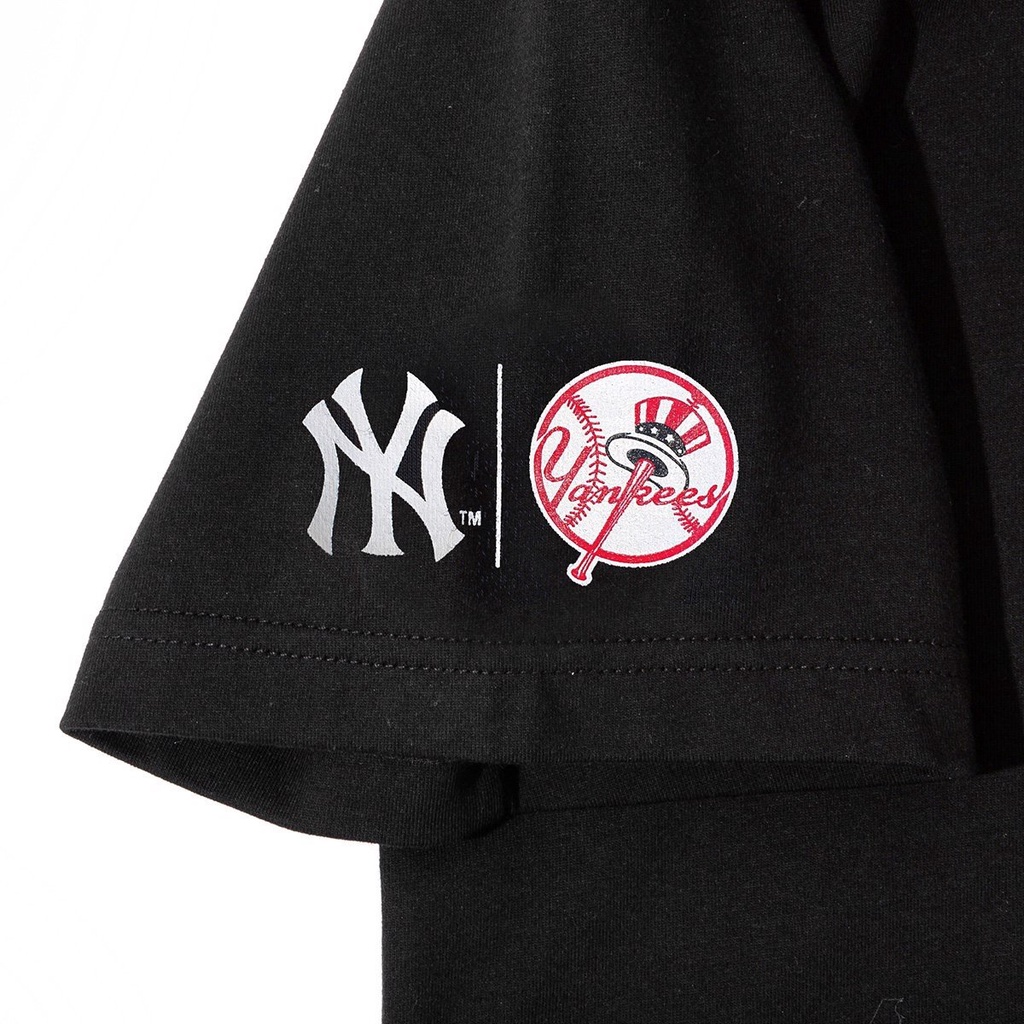 Áo thun New Era logo NY Pixel màu Đen