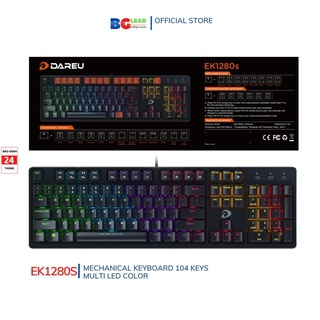 Bàn phím cơ Gaming DAREU EK1280s 104KEY (MULTI LED, Blue/ Brown/ Red D switch)- Bảo hành chính hãng Mai Hoàng