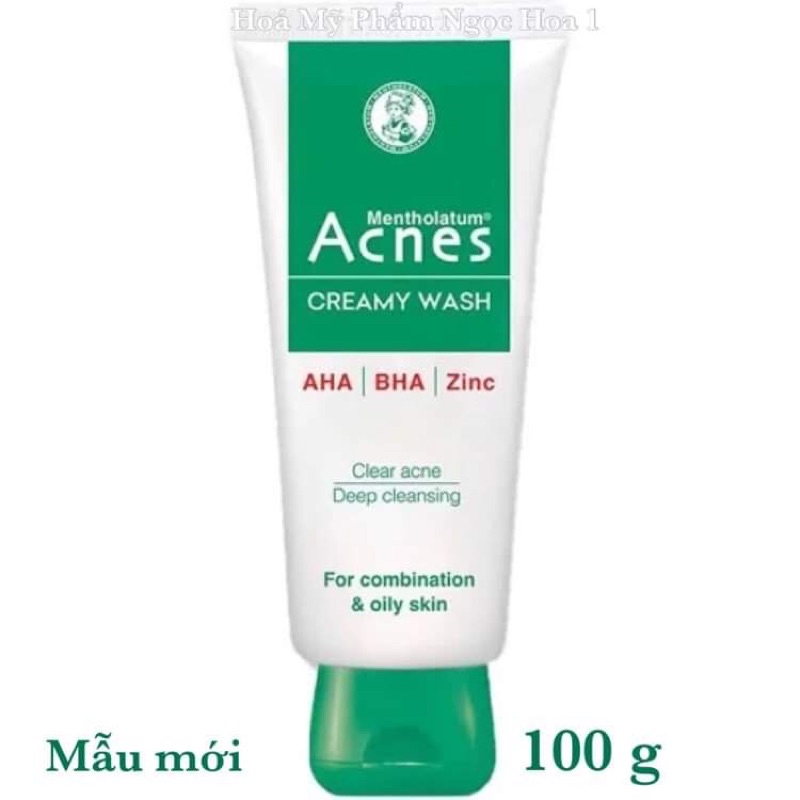 KEM RỬA MẶT NGĂN NGỪA MỤN ACNES 100g