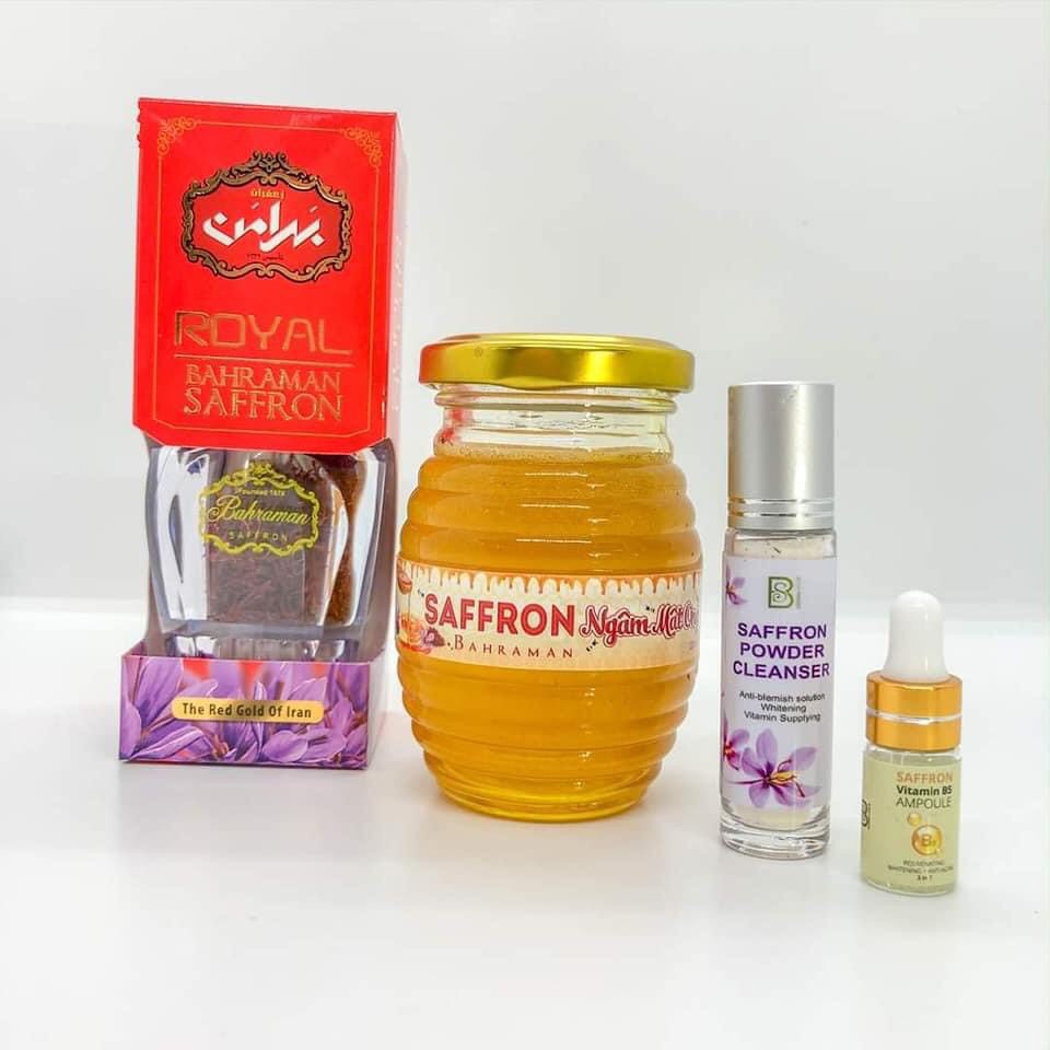 Saffron ngâm mật ong