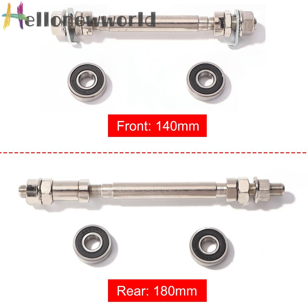 Trục Bánh Xe Đạp Trước Sau Kèm 2 Vòng Bi Cho Xe Đạp Leo Núi