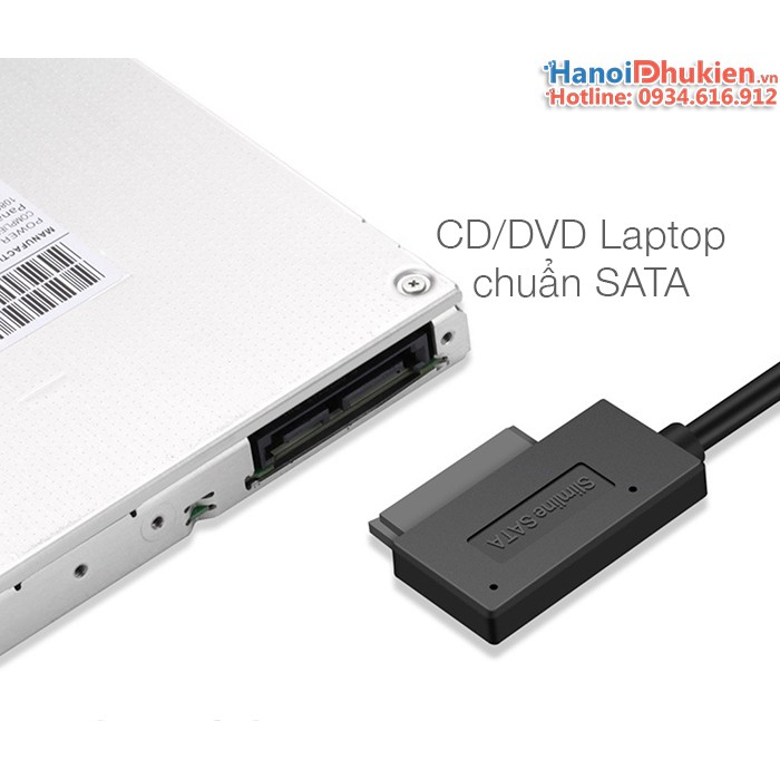 Cáp chuyển ổ dĩa quang dvd laptop ra usb 3.0