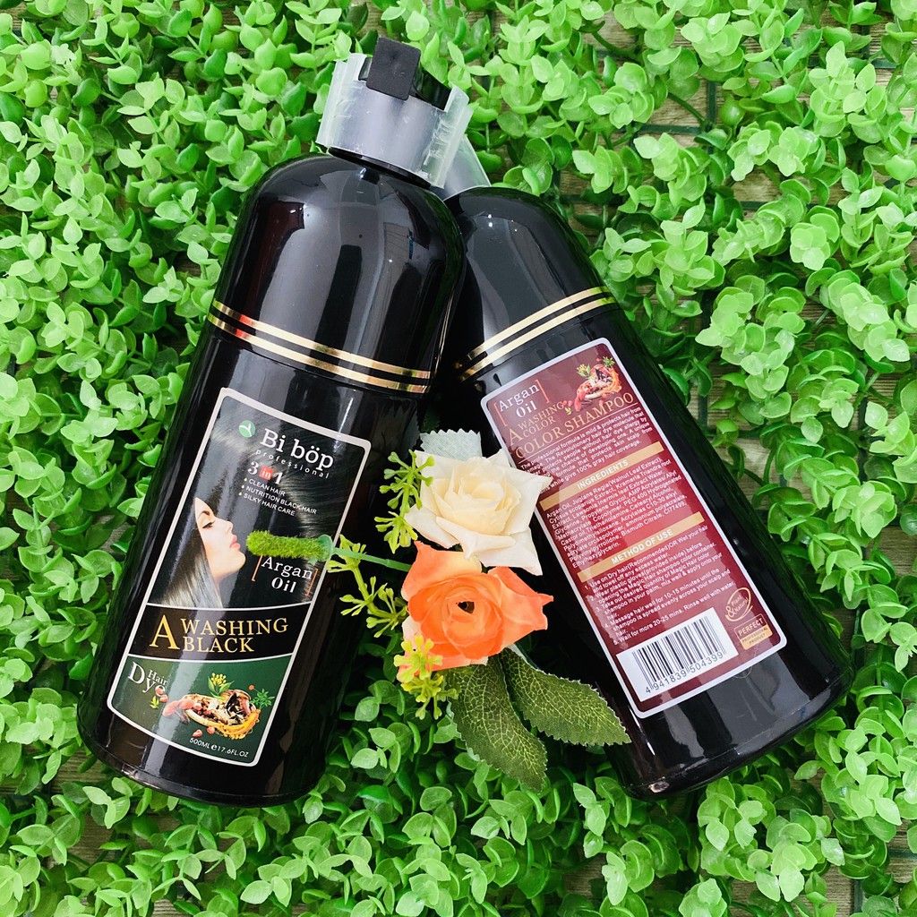 Dầu gội nhuộm phủ bạc đen (nâu) Nhật Bản | BigBuy360 - bigbuy360.vn