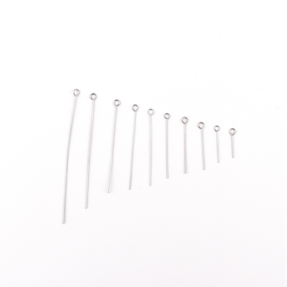 Set 100 Ghim Cài Bằng Thép Không Gỉ p3s058 15-70mm Dùng Làm Trang Sức Thủ Công DIY
