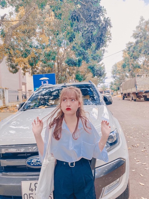 SƠ MI TRƠN TRẮNG TAY LỠ