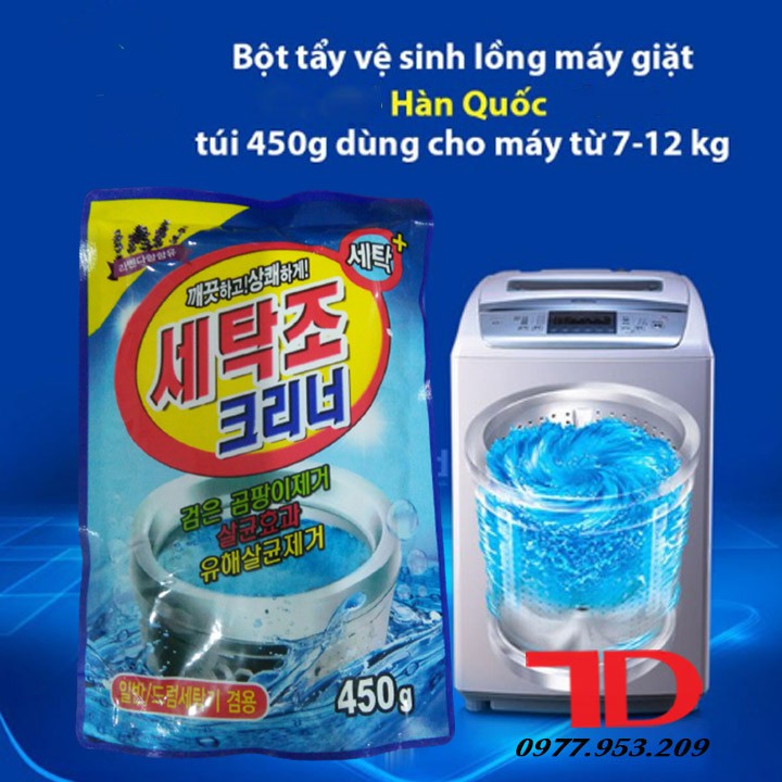 Bột Tẩy Vệ Sinh Lồng Giặt Chính Hãng Hàn Quốc