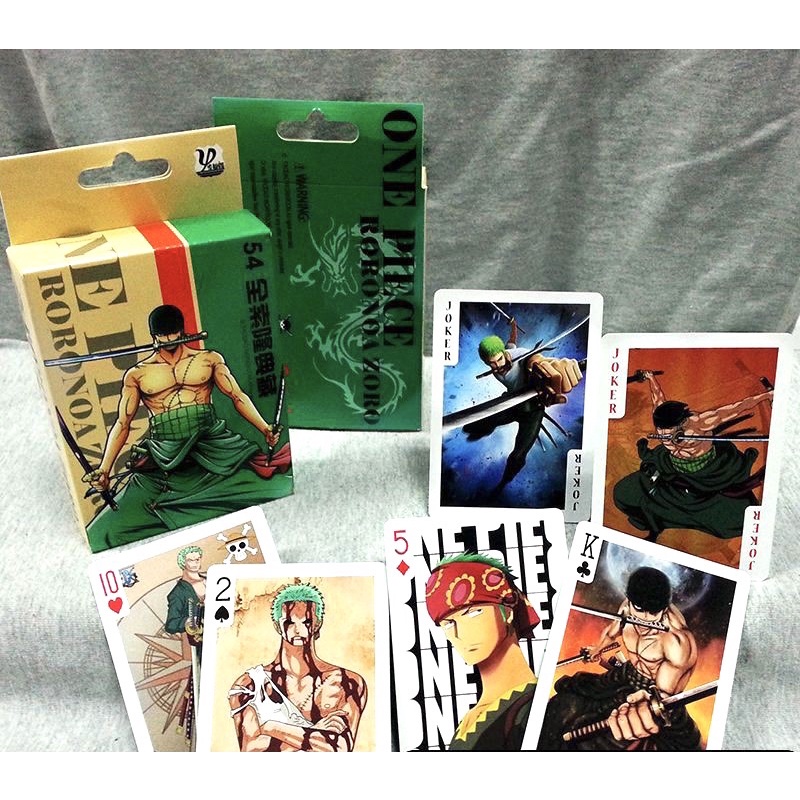 Bộ bài Tây ZoZo One piece 54 quân bài ảnh khác nhau /bộ bài Tú lơ khơ zozo
