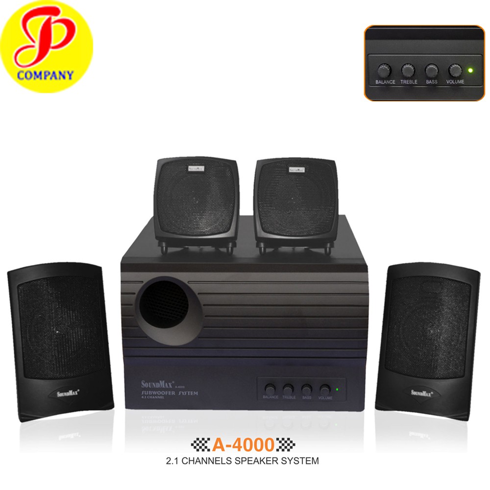 Loa vi tính SoundMax A4000 4.1 - Chính hãng