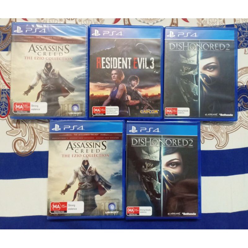 [Hệ Úc - AUS - Nguyên Seal] Đĩa game PS4 Assassin's Creed: The Ezio Collection