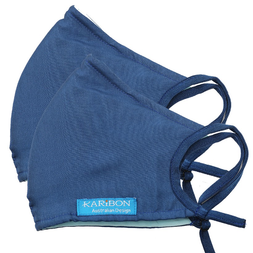 Combo 2 khẩu trang than hoạt tính 8 lớp Karibon Cotton 8 lớp lọc bụi, khử mùi | BigBuy360 - bigbuy360.vn