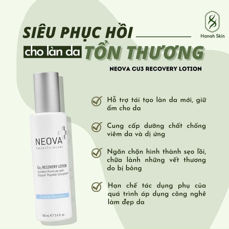 Kem dưỡng phục hồi da Cu3 Recovery Lotion