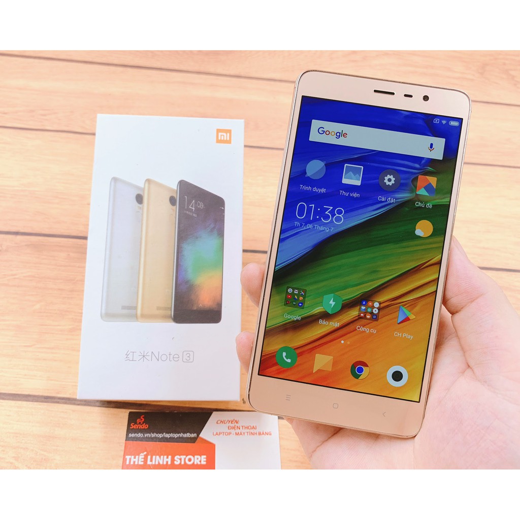 Điện thoại Xiaomi Redmi Note 3 2 Sim NGUYÊN HỘP - Chip Helio lõi 8, Vân tay