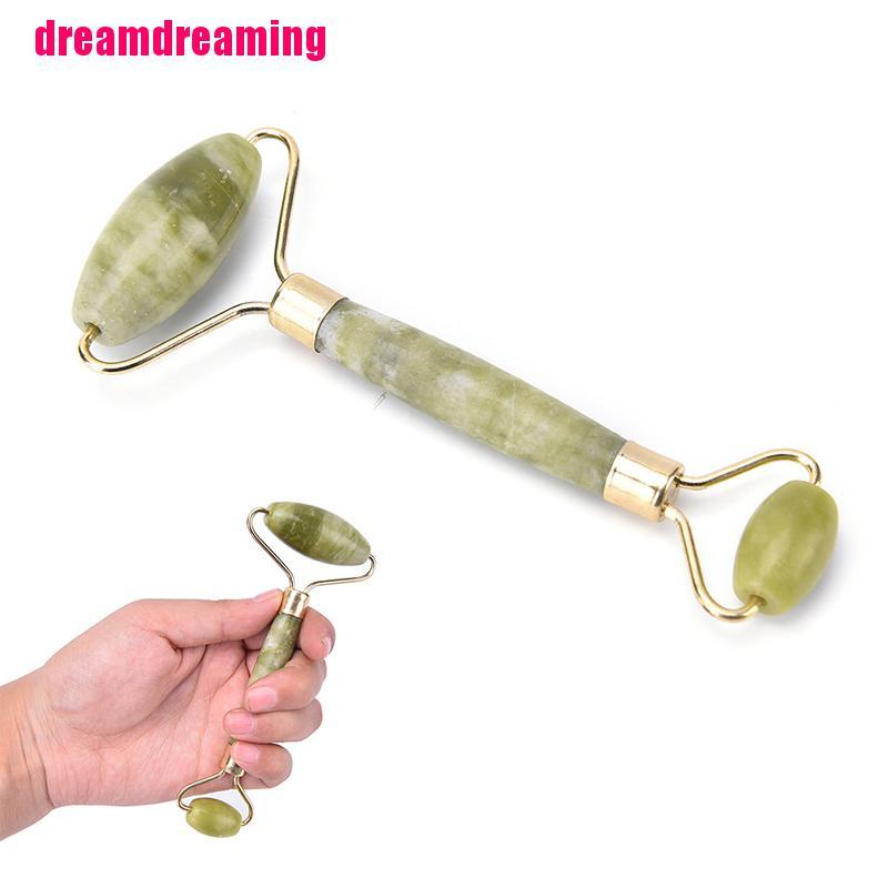 [Hàng mới về] Cây Lăn Mát Xa Mặt Làm Đẹp Bằng Ngọc Bích Tự Nhiên