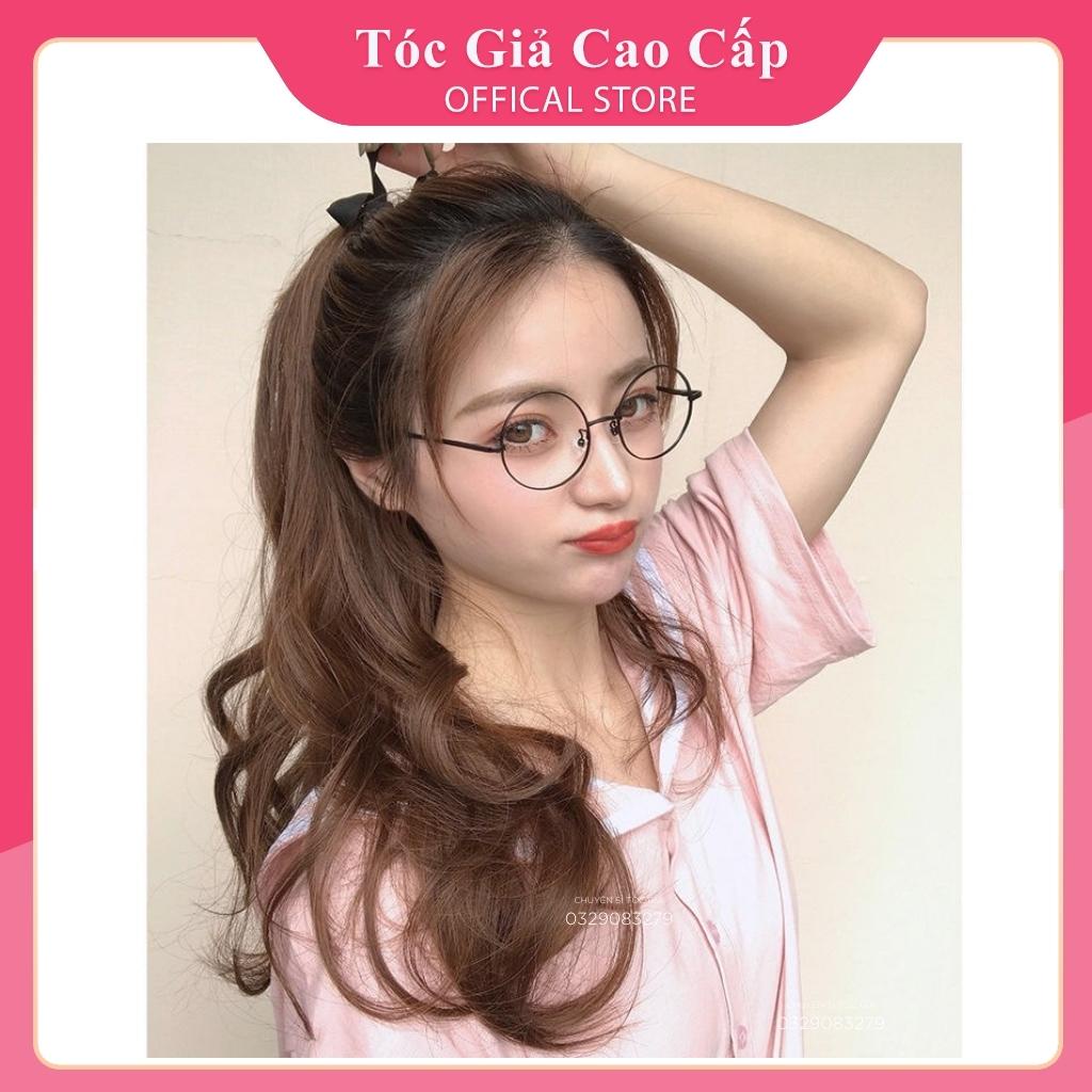 Tóc giả ❤️FREESHIP❤️ tóc cột xoăn, d19