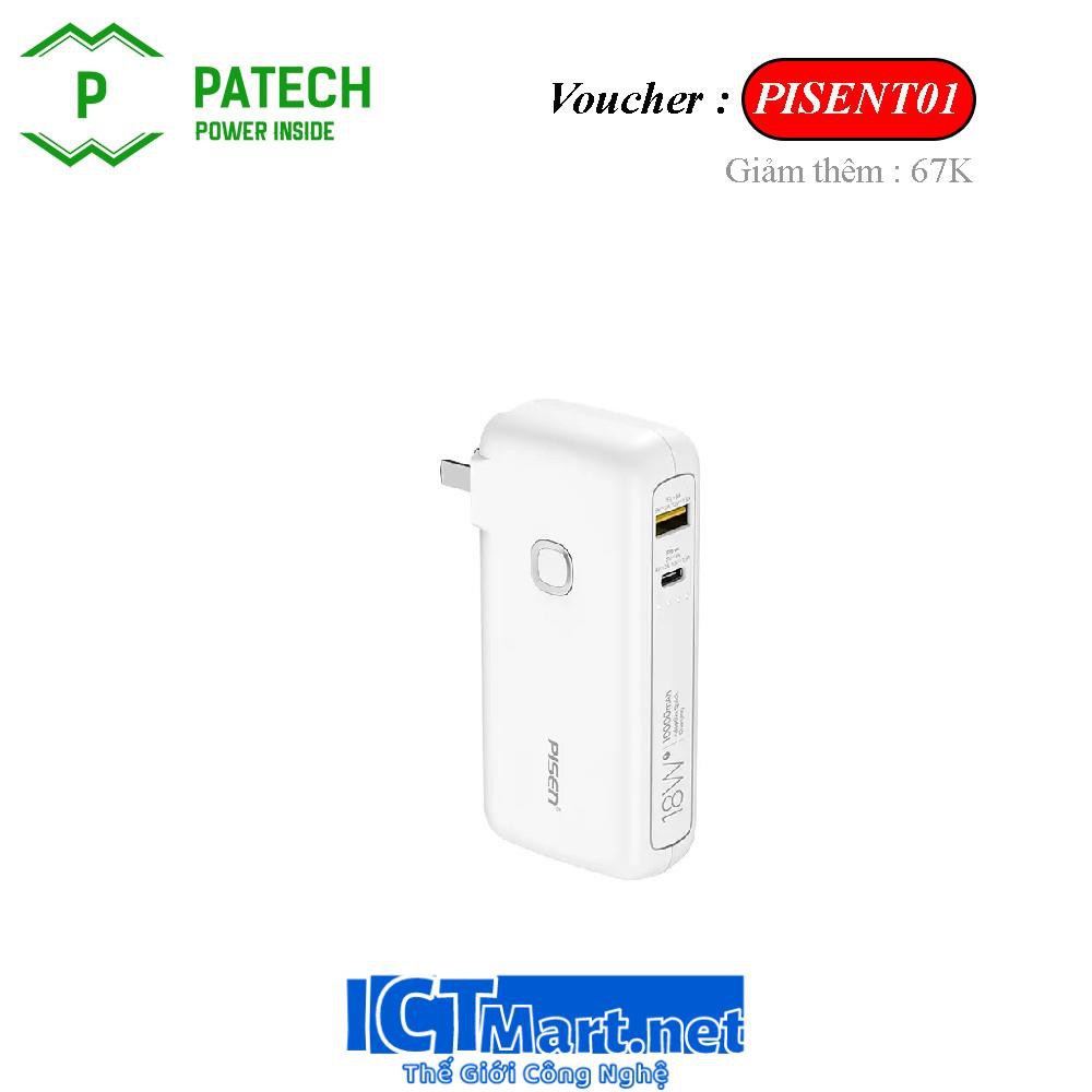 Sạc dự phòng Pisen Quick High Power Box 10000mAh - Hàng Chính Hãng