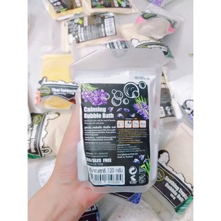 Bột Tắm Tạo Bọt Calming Bubble Bath Phutawan 120g